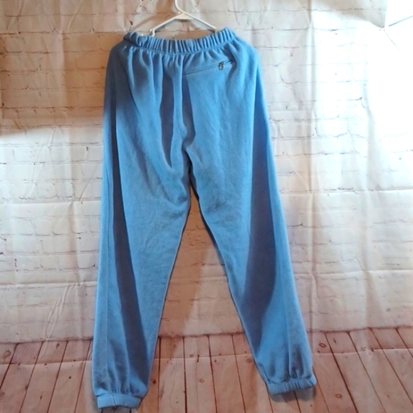 Foot Locker Heavy Fleece Blue  Ski Pants Front &Back pockets   M - Picture 3 of 8